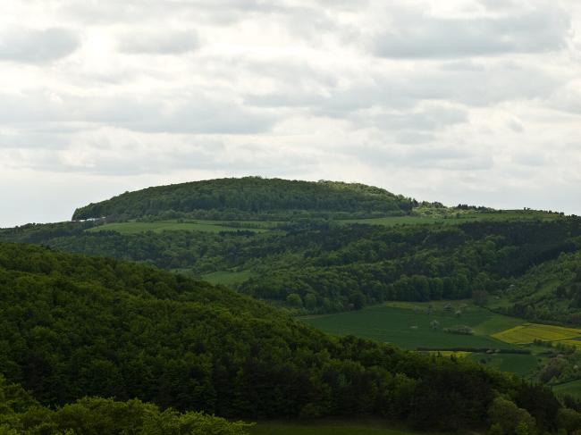 Wanderung zum Krater Sodenberg - ein Vulkanausläufer der Rhön